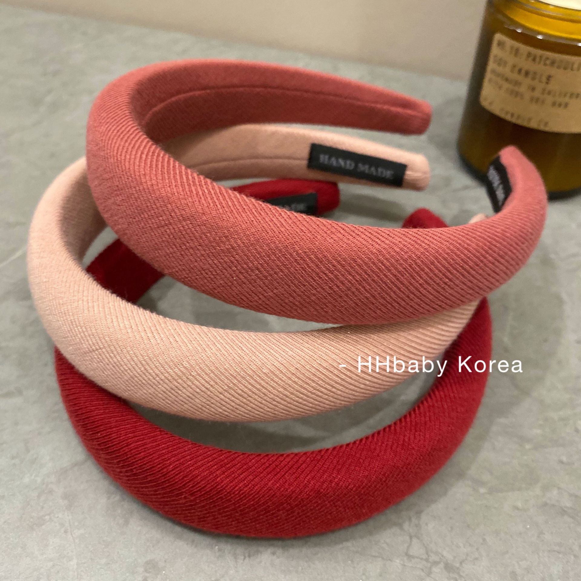 Fascia per capelli in spugna rosa retrò coreana da donna, celebrità di Internet, 2022, nuova fascia per capelli con teschio rialzato, tinta unita, lavabile_voghion.com