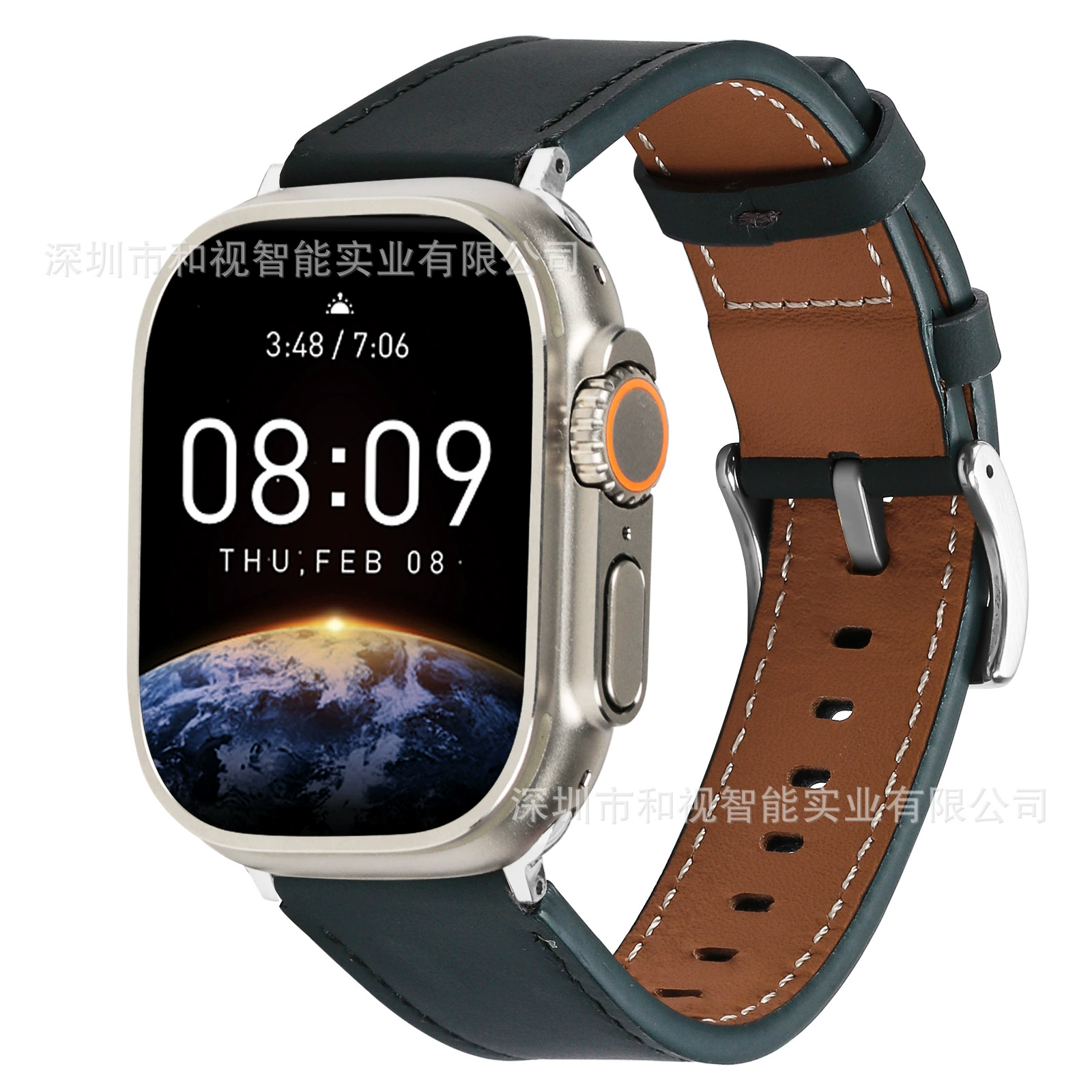 Подходит для Apple Applewatch10 Silk Facial Leather Ultra2 ремешок iWatch умные часы с новыми моделями