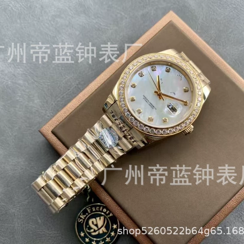 Cross-border Laojia Xiaohongshu хит лог серия классические женские жемчужные ракушки 28м31м кварцевые единые доставки