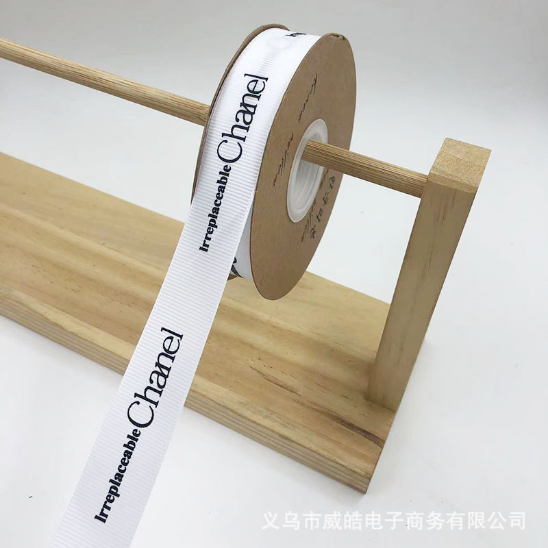 Cinta inglesa de 2,5 cm de poliéster con embalaje de arco de regalo para hornear Cinta de regalo cinta de embalaje de flores al por mayor