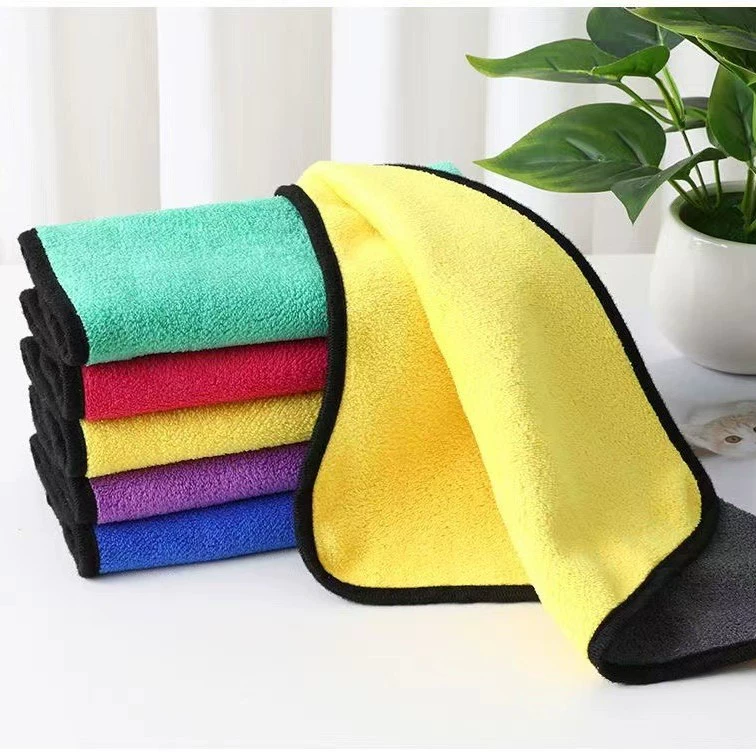 Double-sided coral towel, hygienic scarf, increased thickness