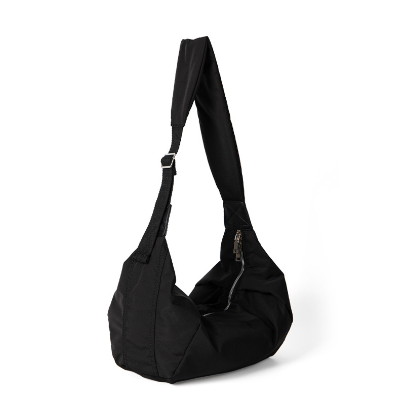 New Korean Dongdaemun Niche Lightweight Nylon Shoulder Crossbody Bag For Women Versatile Commuter Lazy Style Dumpling Bag - Thumbnail 5