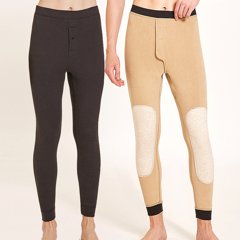Calientes pantalones de lana de los hombres forrado de lana gruesa de seda rótula de invierno más el tamaño extra gordo Noreste de los hombres delgados pantalones de algodón 270kg