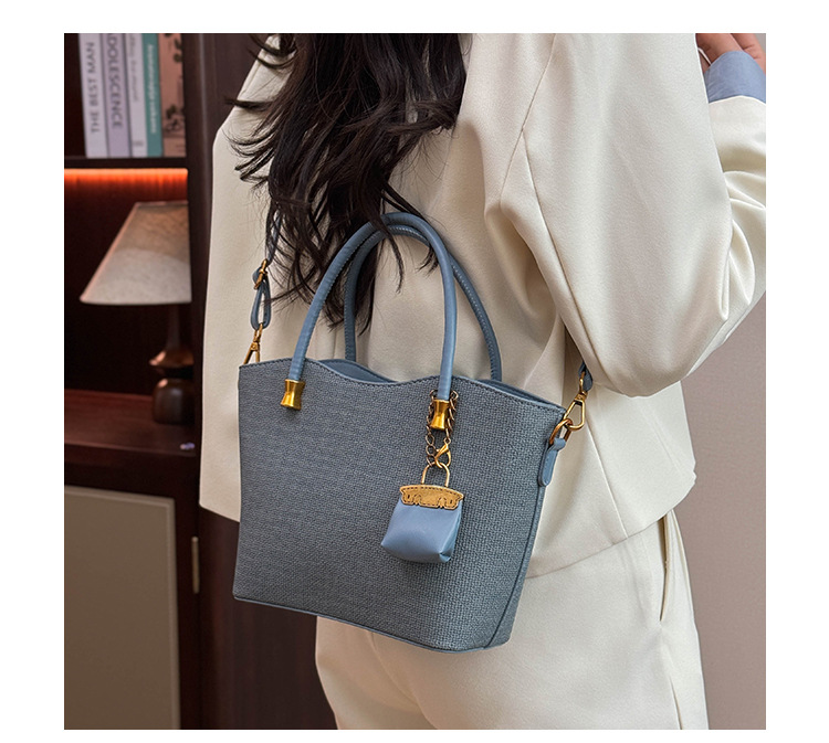 PU Material Solid Color Pattern Women's PU Solid Color Vintage Style Classic Style Square Zipper Handbag Crossbody Bag