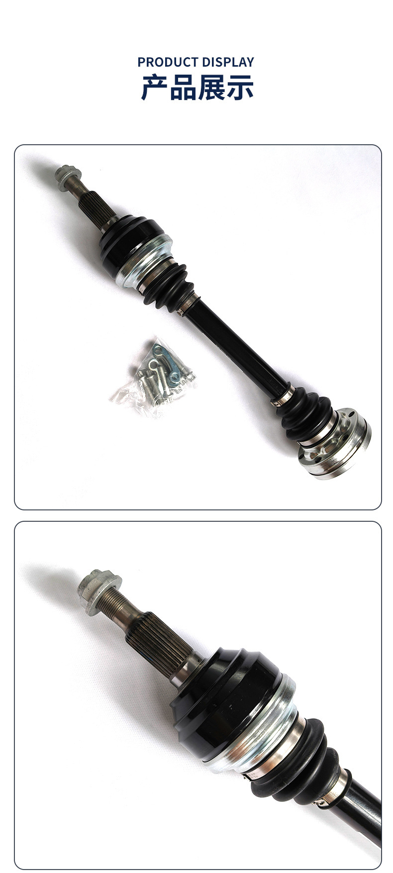 Compatible with Porsche 718 Boxster 981 982 Cayman 2.0T 3.4L left and right half axle assemblies