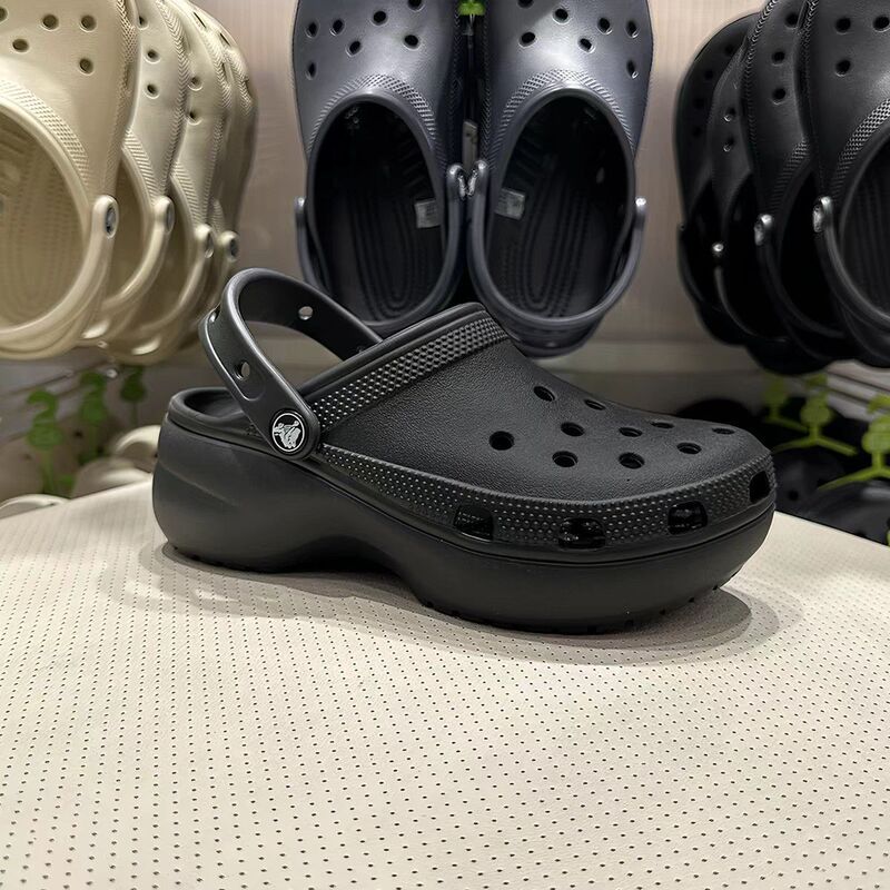Cro Adult Summer Classic (Super a) Cloud Hole Shoes with Height-Increasing Thick Soles, Women's Mid-Heel Sandals, Manufacturer Eva Cro Adult Summer Classic (Super a) Cloud Hole Shoes with Height-Increasing Thick Soles, Women's Mid-Heel Sandals, Manufacturer Eva