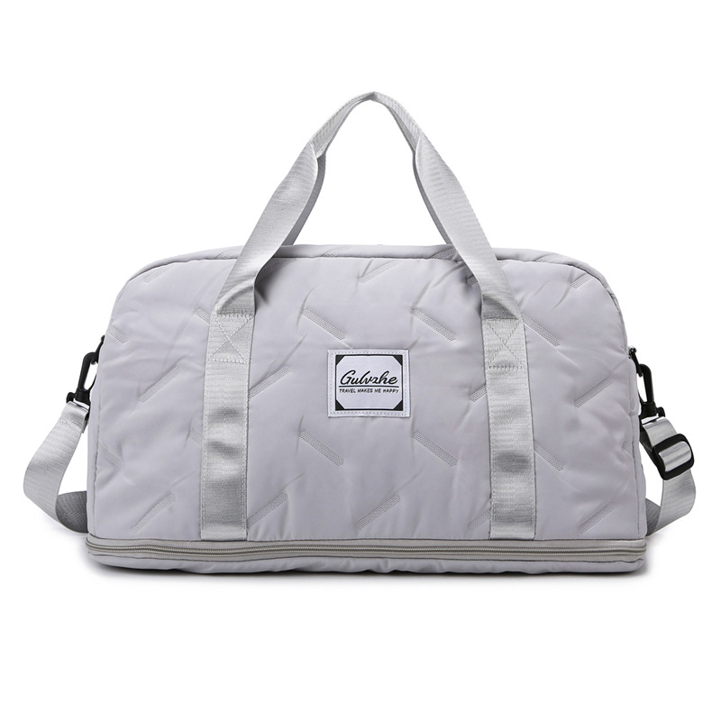 Nuevos productos de comercio exterior, bolsas de viaje de separación en seco y húmedo de gran capacidad, deportes al aire libre, se pueden usar con tirantes, bolsas de equipaje de viaje de corta distancia, marea