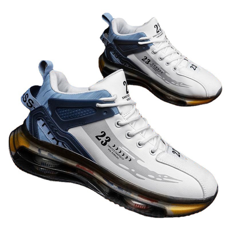 Men's shoes high-top shoes new air cushion trendy shoes men's shoes casual sneakers_voghion.com