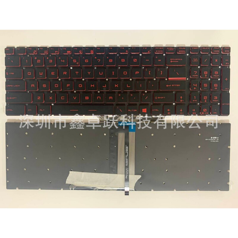 Us Ru Is Suitable for Msi Gl62Vr Gl63 Px60 Ws60 Gf75Jp Ms-17F3 17A1 Keyboard