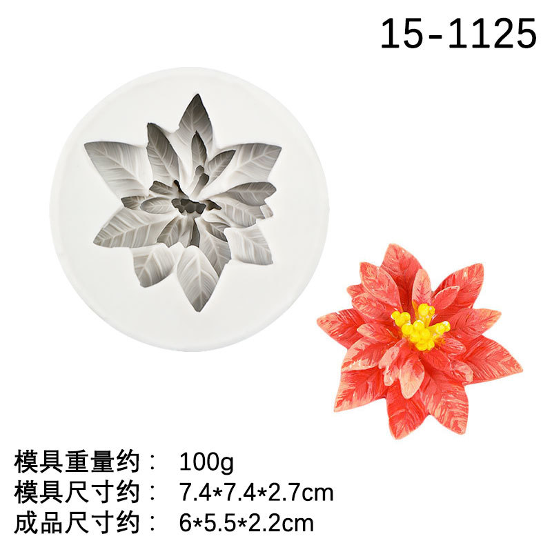 Cristal epoxi mesa de bricolaje flor tridimensional caja de almacenamiento de molde de silicona soporte de teléfono móvil flor decorativa molde