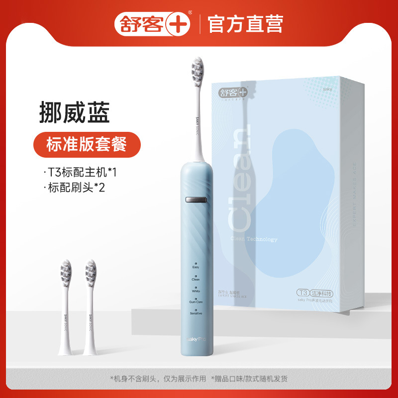 T3-Norwegian 블루 (총 2 브러시 헤드)-디럭스 에디션