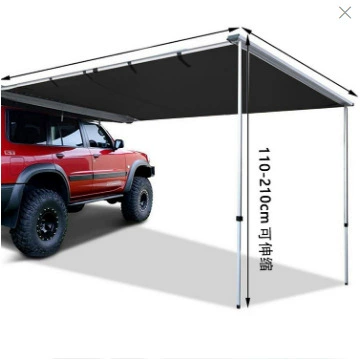 car canopy, Avtomobil yan çətirləri - all-black-vinyl-canopy-with-pu-leather-cover-16x25