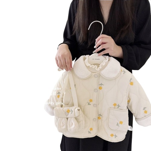 Women's Cotton Padded Jacket Winter Outwear with Fleece and Cotton Children's Cotton Coat Toddler's Winter Coat New Baby Warm Winter Clothing