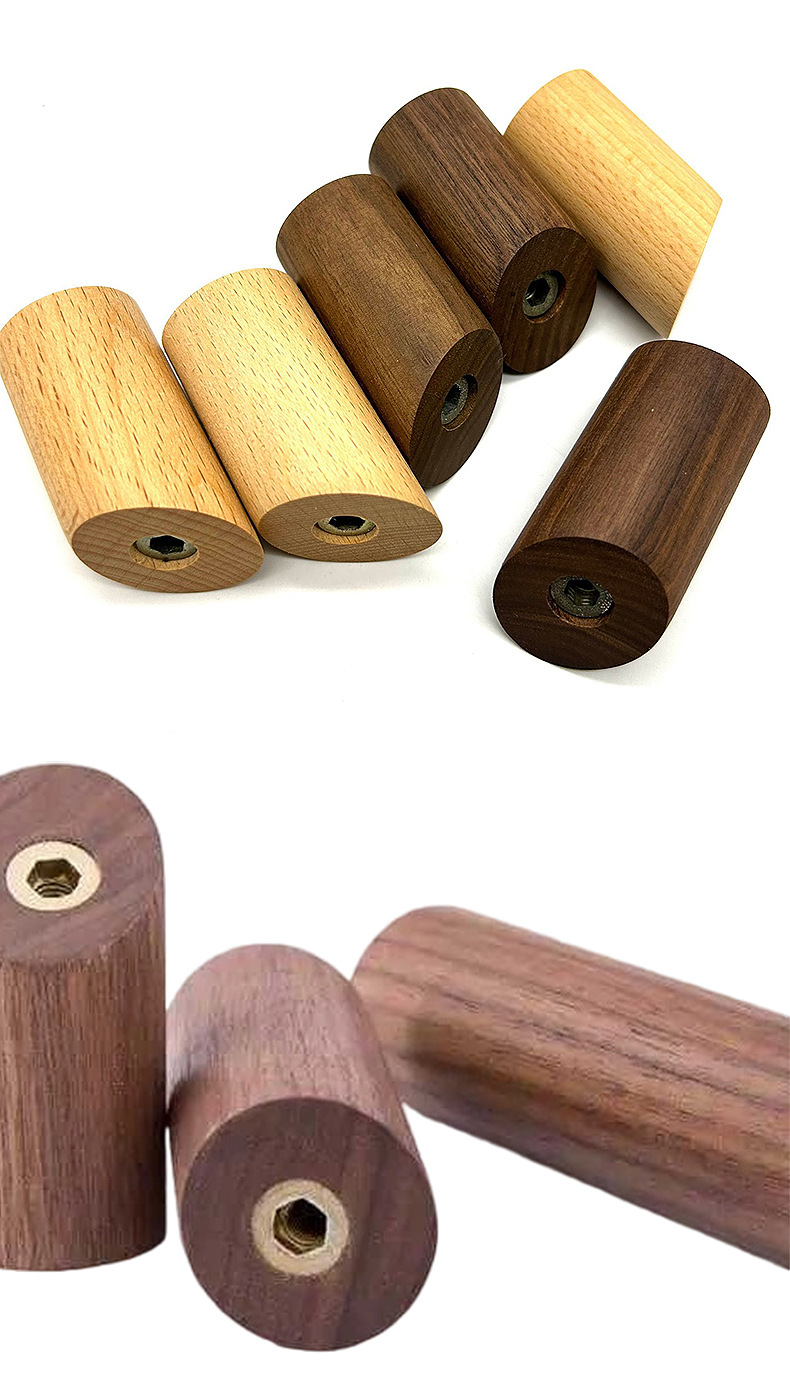 Cross-border wooden wall hooks, simple solid wood brackets for indoor door storage, clothing and hat hooks.