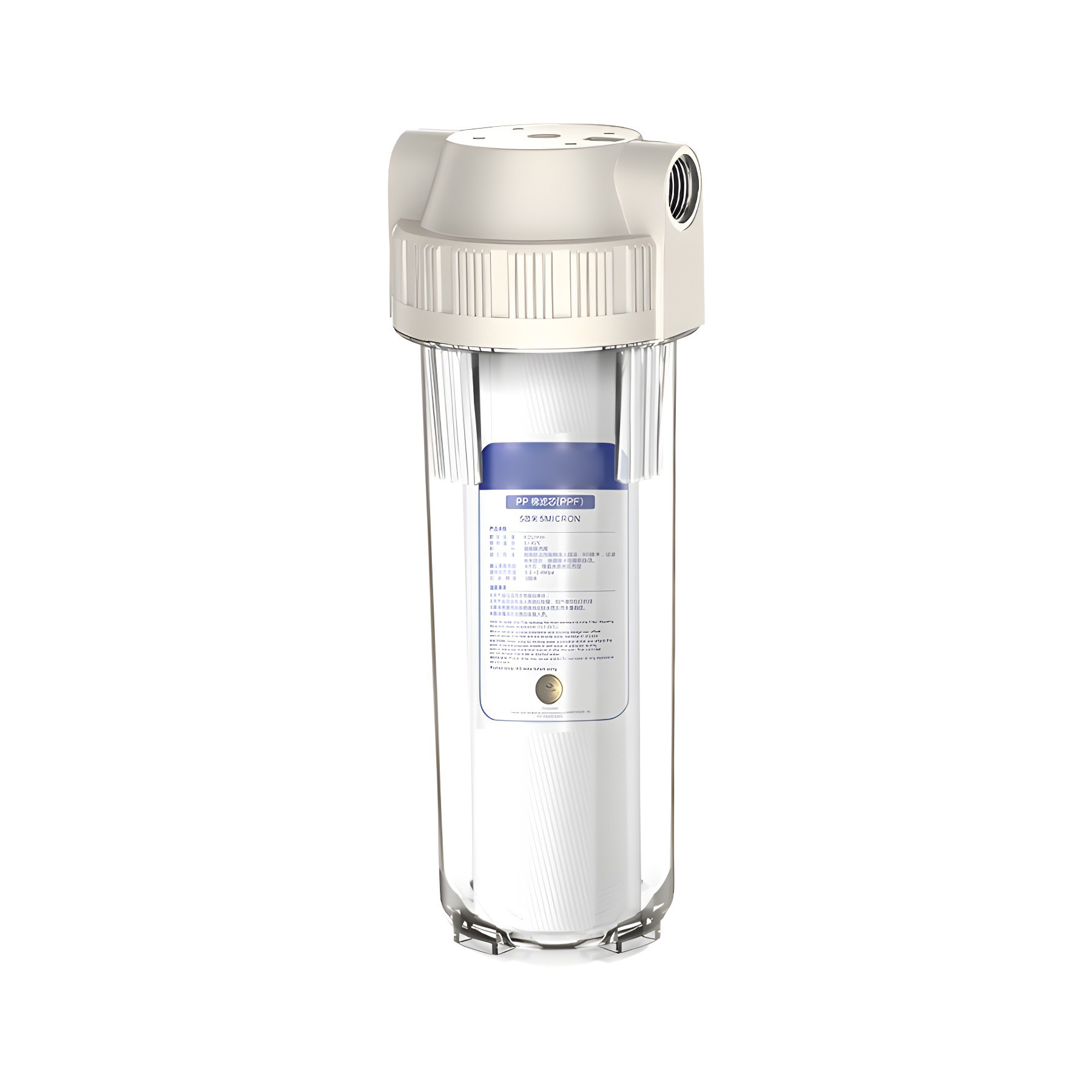 Filtro purificador de agua, elemento filtrante de PP de 10 pulgadas, prefiltro, botella de filtro transparente, a prueba de explosiones, ultrafiltración, máquina de ultrafiltración transfronteriza image 7