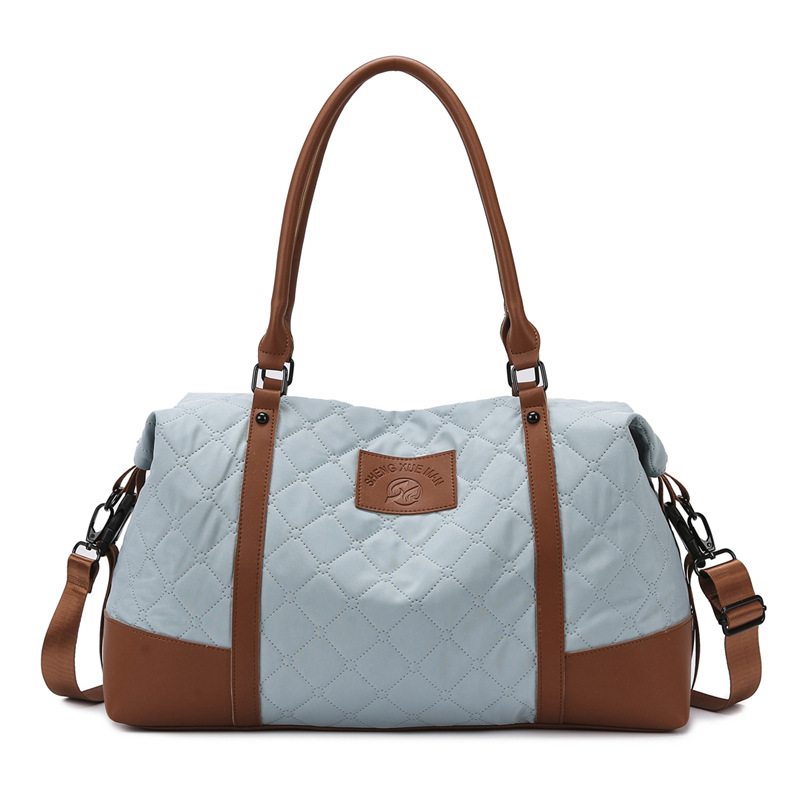 Bolso de viaje corto de gran capacidad, versión coreana de moda para deportes de yoga y fitness, bolso tipo mensajero para viajes de negocios cortos_voghion.com