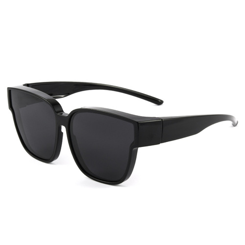 Danyang glasses new portable sunglasses men's outdoor driving mirror polarized gray sunglasses women's myopia glasses set