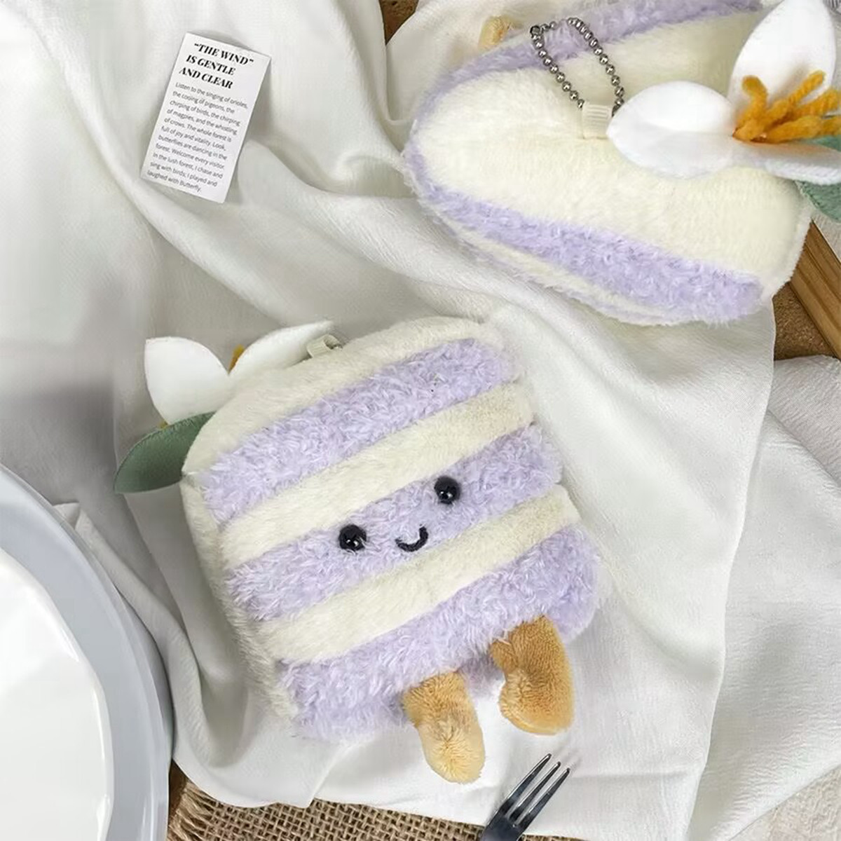 Jellycat creativo verduras frutas plantas extrañas juguetes de peluche colgantes bolsas decoración llaveros muñecas