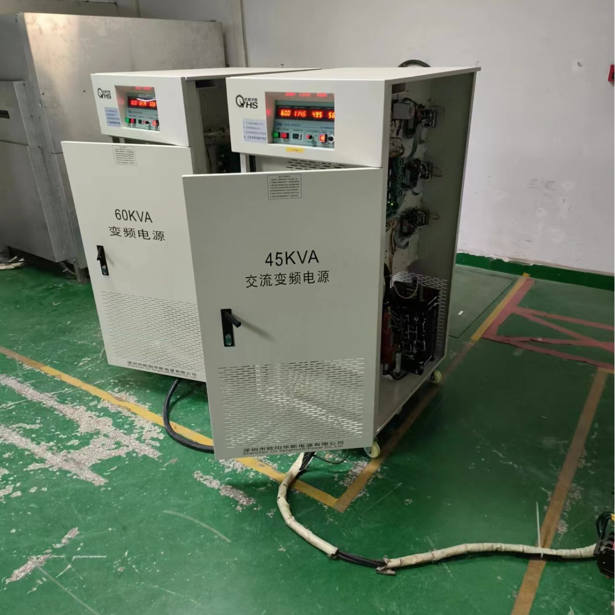 ŷ����˹����45KVA��Ƶ��Դ����������208V 60HZ�����380V 50HZ