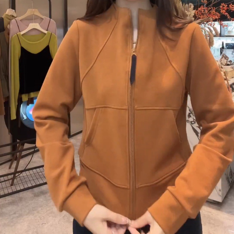 [Aerobic Exercise] 2025 New Autumn Casual Fashion Short Zipper Slim Sweatshirt Jacket for Women