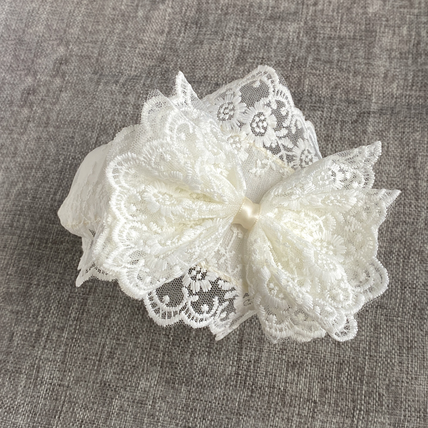 Baby Head Protection Fontanelle Hat Summer Thin Bow Lace Headband Lace Newborn Baby Hair Accessories for 100 Days