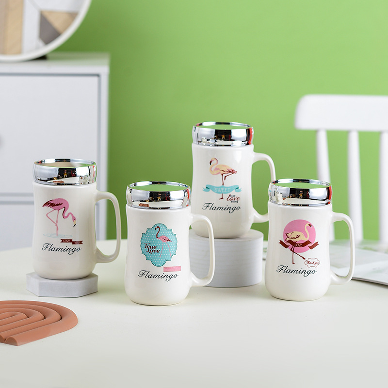 伴手禮贈送回饋客戶鏡面陶瓷禮品水杯辦公室會議保溫馬克杯定LOGO