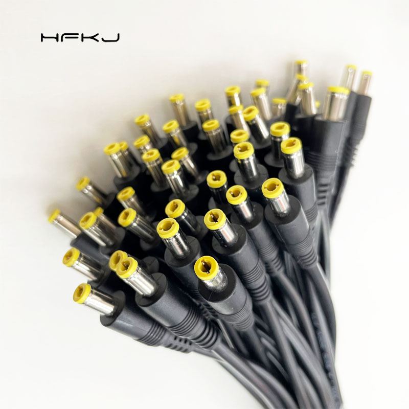 厂家直供DC公母线安防监控线DC5521公头母头线直流电源线加粗全铜