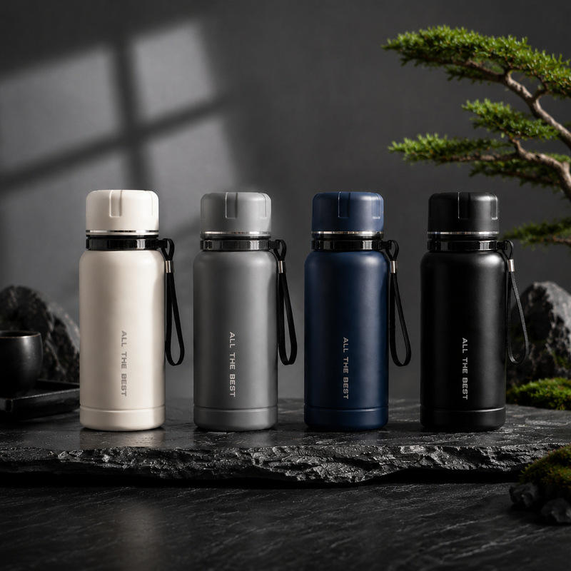 New Style Thermos Cup for Men and Women, High-Looking, Large-Capacity Stainless Steel Water Cup, Portable Tea Cup for Middle School Students New Style Thermos Cup for Men and Women, High-Looking, Large-Capacity Stainless Steel Water Cup, Portable Tea Cup for Middle School Students