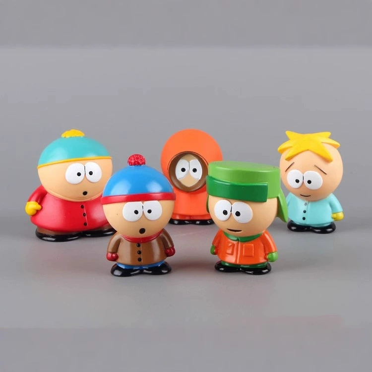 Набор фигурок (South Park) серия 1 — 5 шт. мини-фигурки на торпеду, 5–7 см