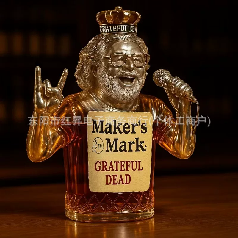 Grateful Dead Jerry Garcia Whiskey Bottle