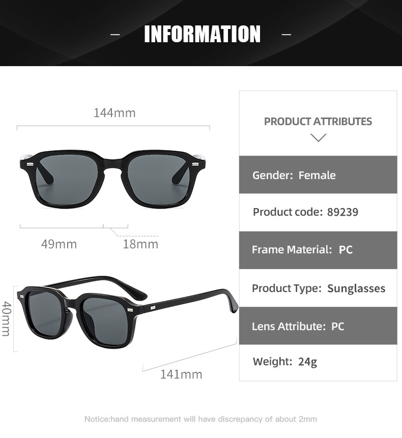 Occhiali da sole uomo squadrati retro montatura sottile beige_voghion.com