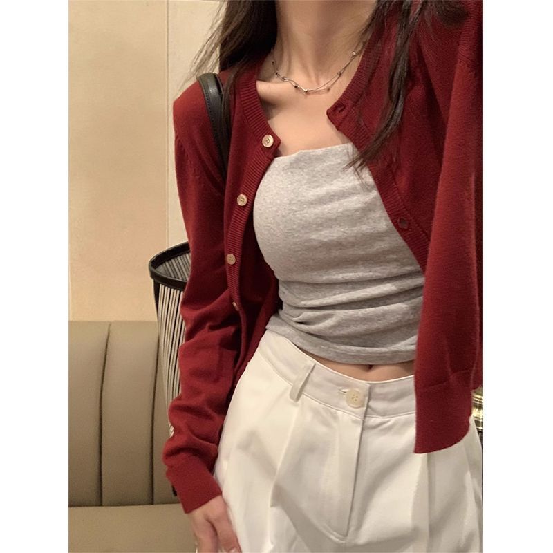Round Neck Knitwear for Women 2023 Autumn Soft, Skin-Friendly, Comfortable, Versatile, Fashionable, Loose, Slim, Long-Sleeved Top, Trendy Round Neck Knitwear for Women 2023 Autumn Soft, Skin-Friendly, Comfortable, Versatile, Fashionable, Loose, Slim, Long-Sleeved Top, Trendy