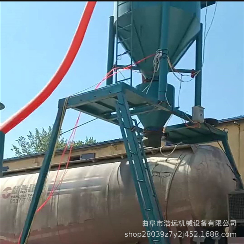 水泥灰清库装车吸灰机铁路集装箱卸灰机供应气力吸料机厂家高效率