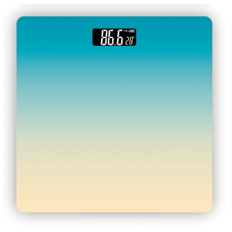 Gradient green display weight scale✦☆