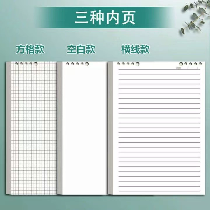 Съемный блокнот DIY (A4/A5/B5), отрывные блоки, прозрачные и ретро обложки