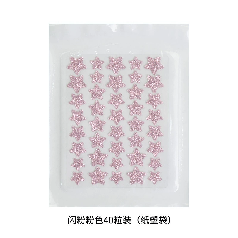 Acne Patch Hydrocolloid Star Stickers, Glitter & Tea-Tree Options, 8–48 pcs