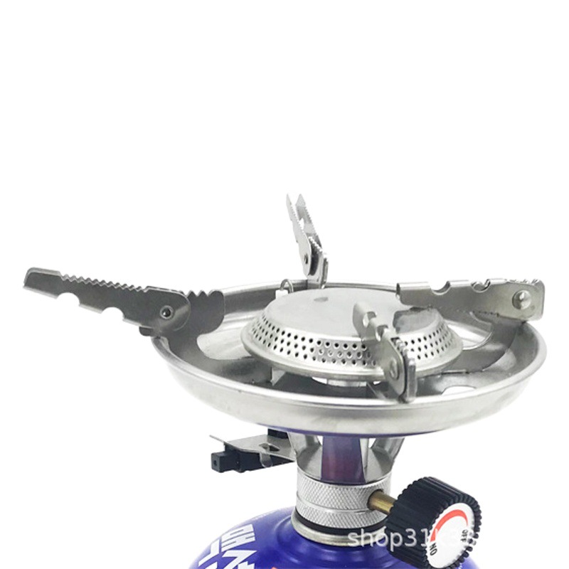 Factory in stock picnic cooker outdoor stove portable camping gas stove butane gas tank four-leg stove camping T191