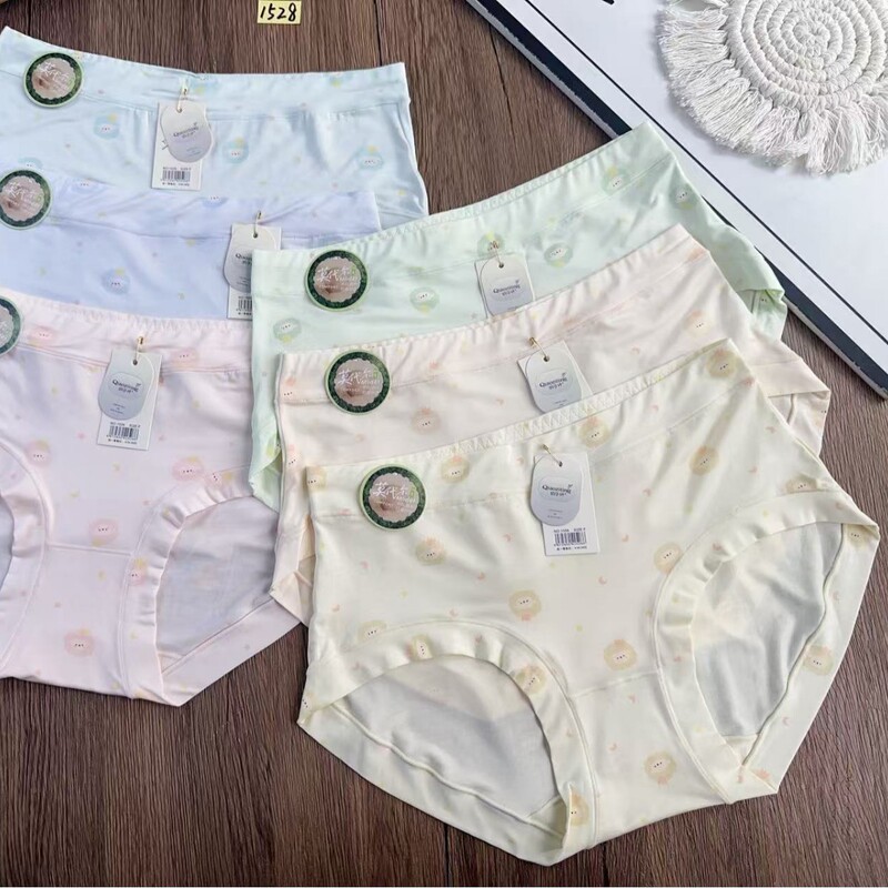 1528 # Ultra-Fine 60-Count Lenzing Modal Fresh Printed Women's Underwear