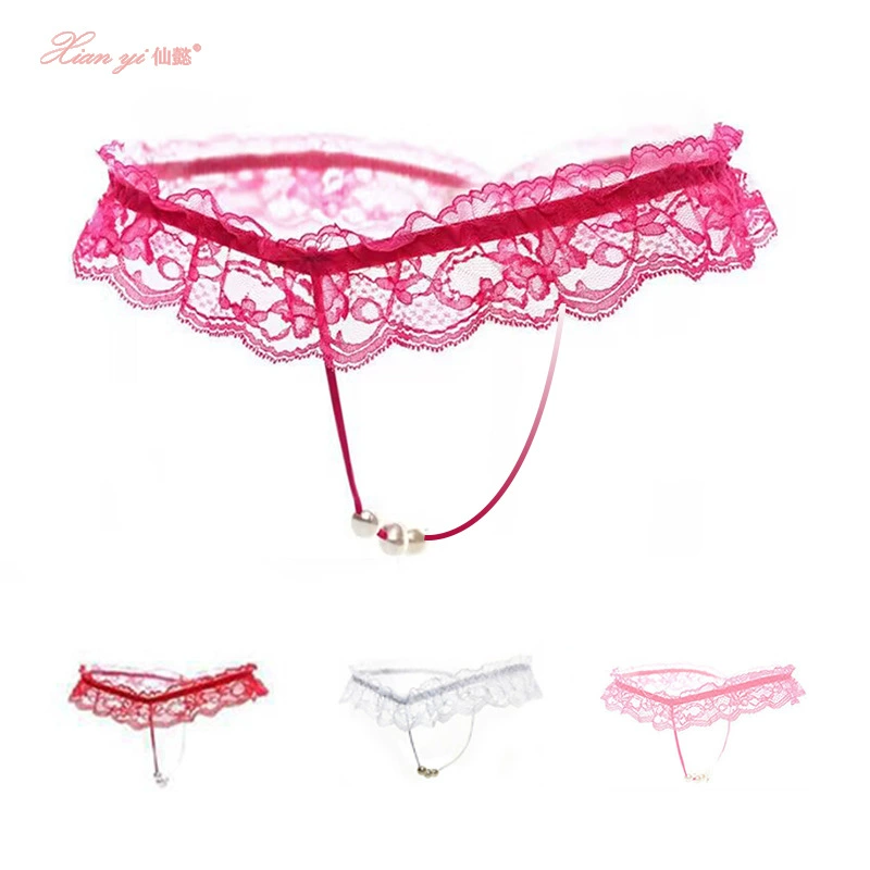 Слабая сексуальная трусика, чистая желание открыть файл, чтобы избежать жемчуга стринги, кружева, соблазнительные сексуальные трусики, воздержание, женский K7