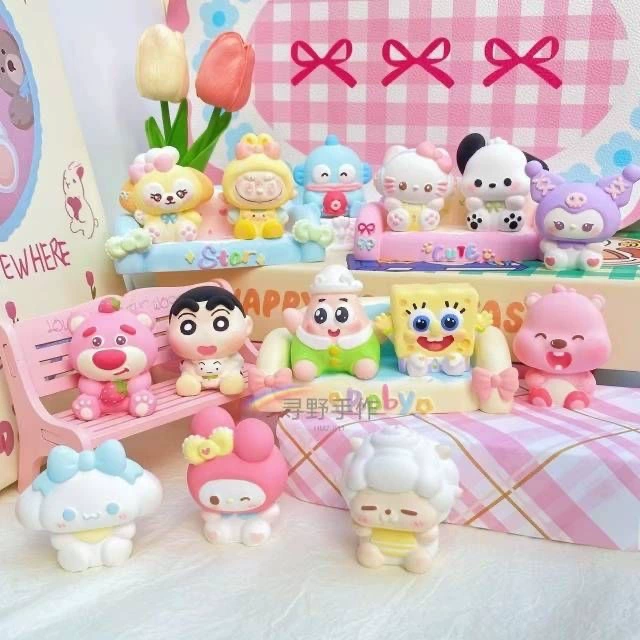 Sanrio, трехмерный милый диван, духи, ароматерапия, кукла, расписанная игрушка, новая коллекция, граффити, ручная работа