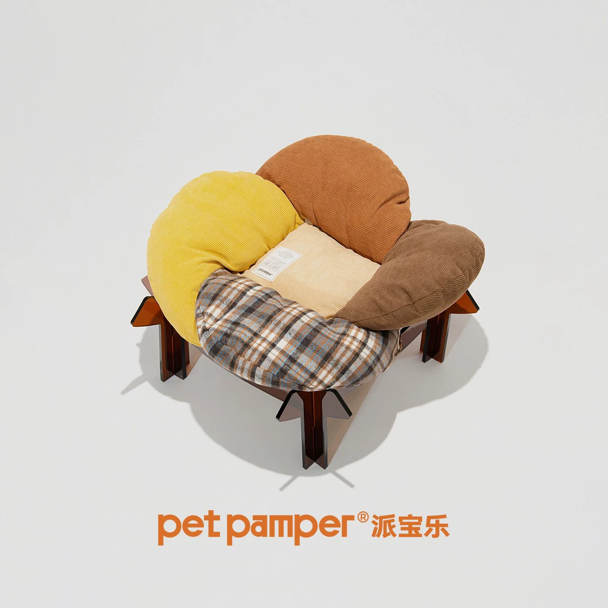 PETPAMPER Вязаное гнездо-подушка для питомца акриловое гнездо для кошки маленький собачий гнездо дышащее гнездо для кошки подушка гнезда