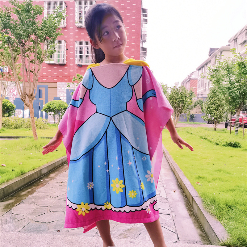 Extra Large Children's Swimming Suit Beach Bath Towel Warm Sun Protection After Swimming Wearing Bath Towel Bathrobe Large Children's Bath Extra Large Children's Swimming Suit Beach Bath Towel Warm Sun Protection After Swimming Wearing Bath Towel Bathrobe Large Children's Bath
