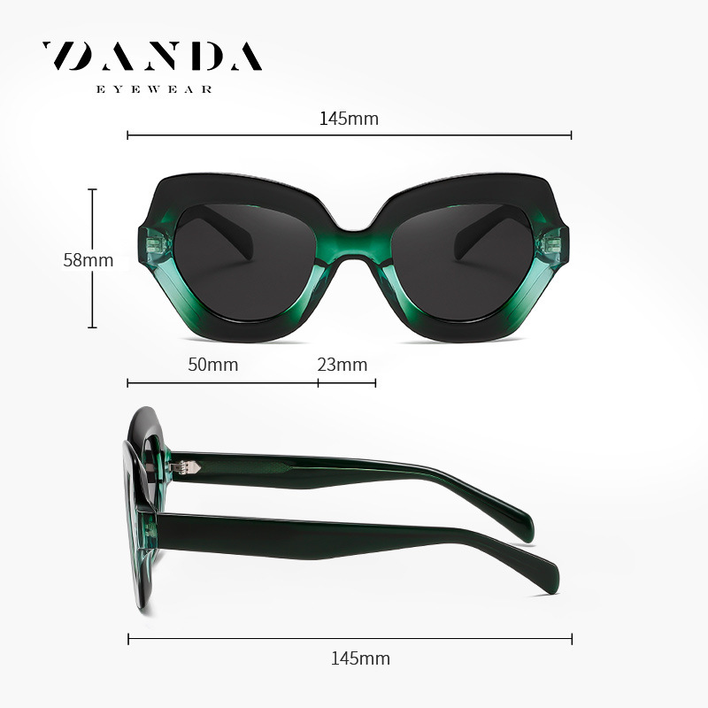 Spot al por mayor gafas de sol de hoja S26121 gafas de sol polarizadas retro clásicas gafas de sol de conducción al aire libre