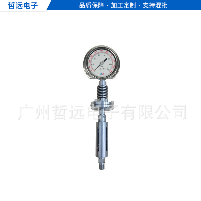 厂家供应直观式熔体压力表 熔体压力表批发原创带输出熔体压力表