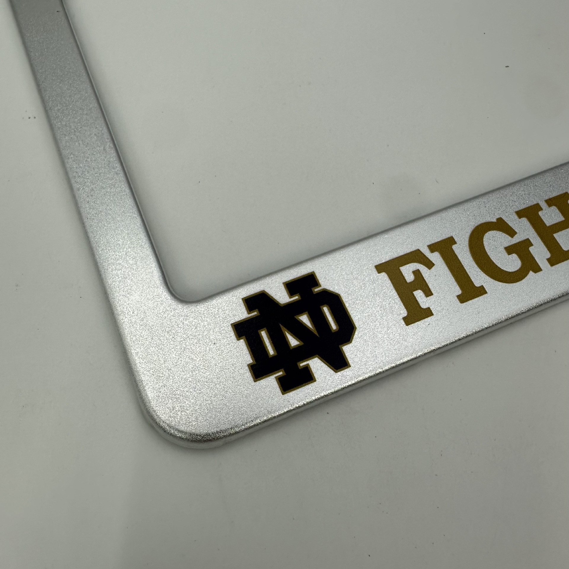 Cross-border US-standard aluminum alloy stainless steel license plate frame, license plate protection frame, custom printed license plate frame, made to order