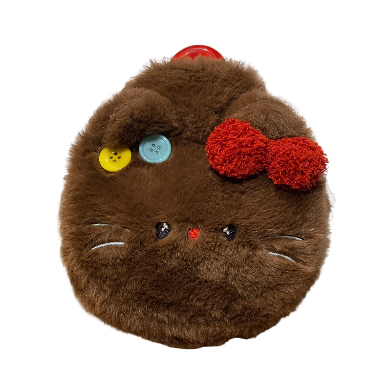 Cute gato bolsas de agua caliente inyección de agua bolsas de agua caliente de peluche agua caliente dormitorio de agua a prueba de explosiones estudiantes calentadores de manos para niñas estómago