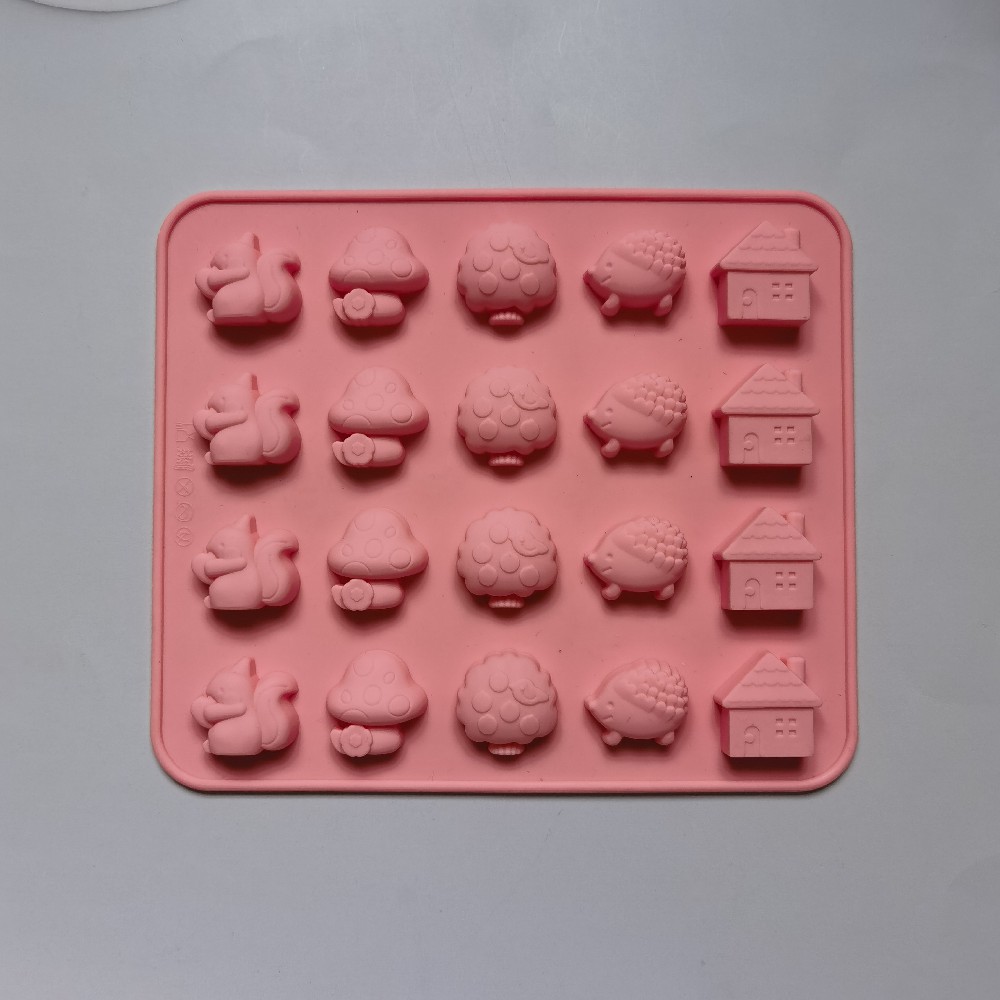 222 molde de silicona para pastel helado pudín molde de postre para jabón y utensilios de cocina