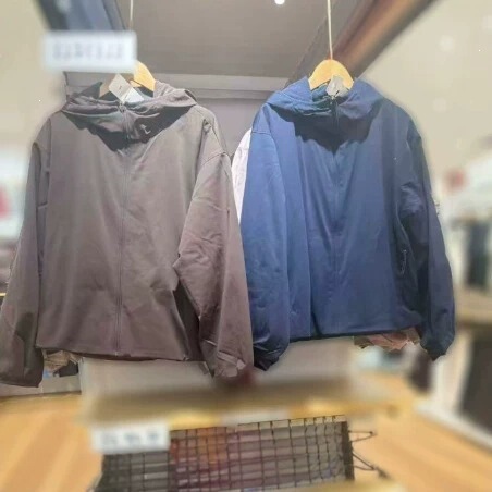 Women's windproof, zippered, warm, hooded jacket with fleece lining, reversible outdoor jacket, autumn/winter style 487603