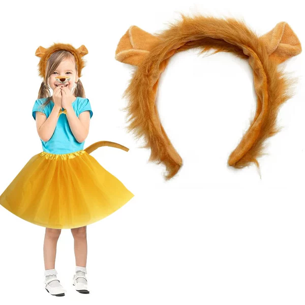 New yellow lion headband