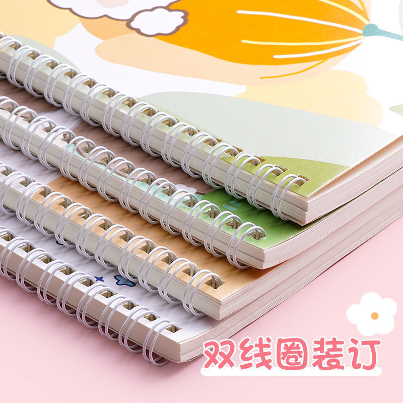 El cuaderno engrosado y lindo cuaderno A5 nota simple corazón de niña tarea de estudiante de secundaria